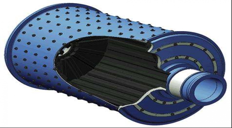 德厚球磨機橡膠襯板的主要優點